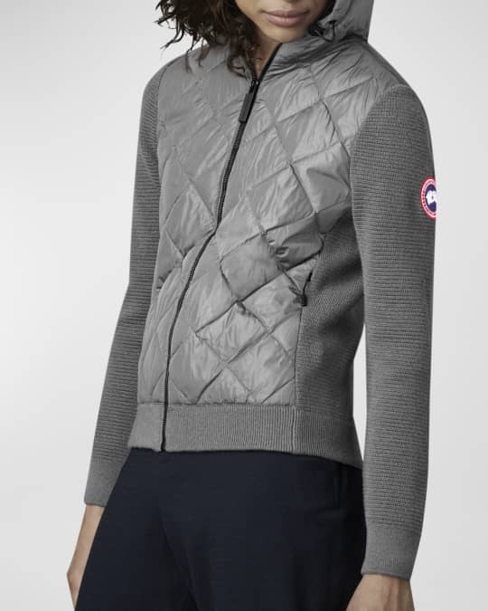 Canada Goose HyBridge Quilted Knit Hoodie Neiman Marcus