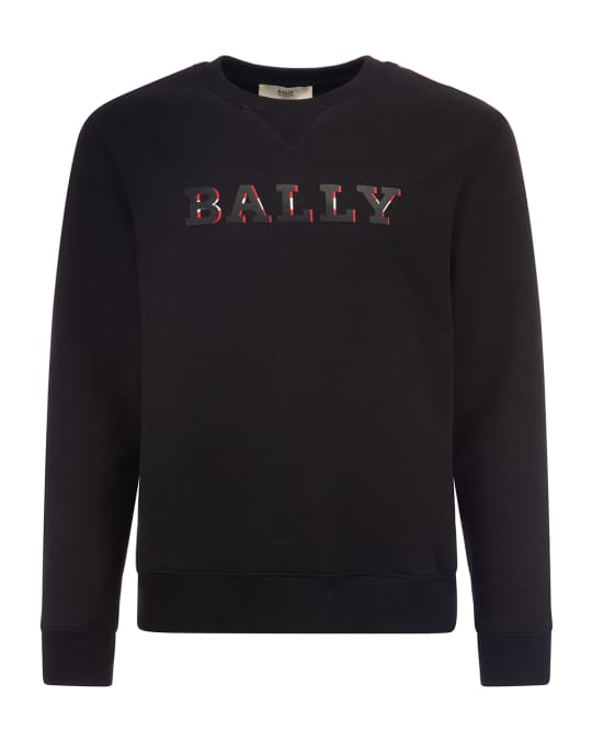 Bally Men s Logo Fleece Sweatshirt Neiman Marcus