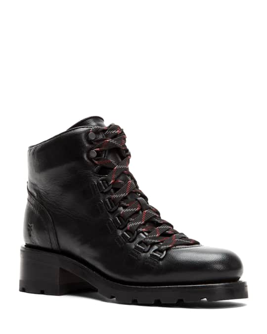 Frye Alta Hiker Lace Up Booties Neiman Marcus