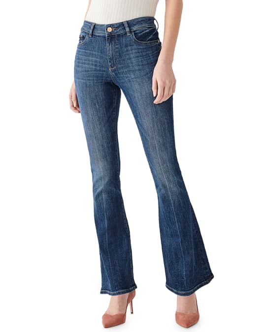 DL1961 Bridget High-Rise Boot-Cut Jeans | Neiman Marcus