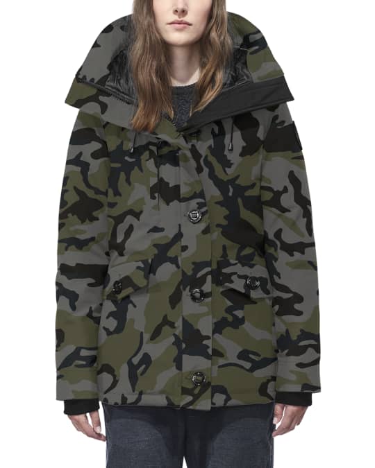 Canada goose parka camo discount