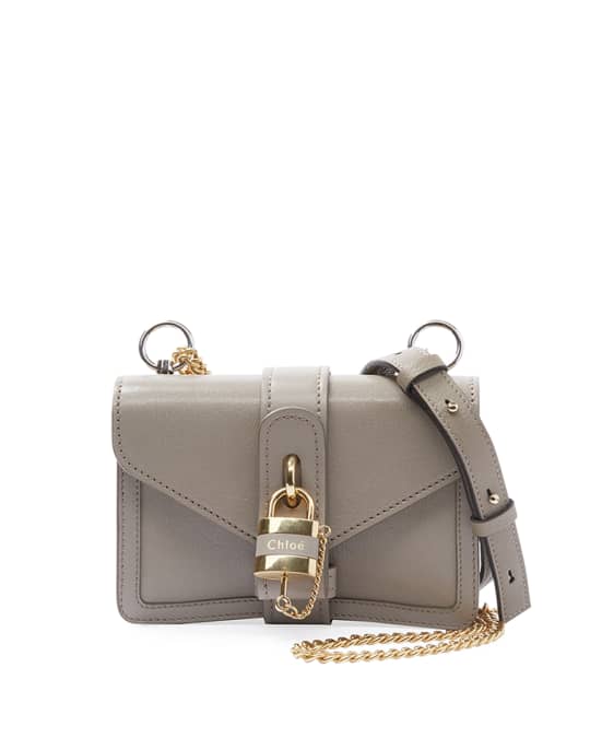 Chloe Aby Mini Leather Shoulder Bag | Neiman Marcus