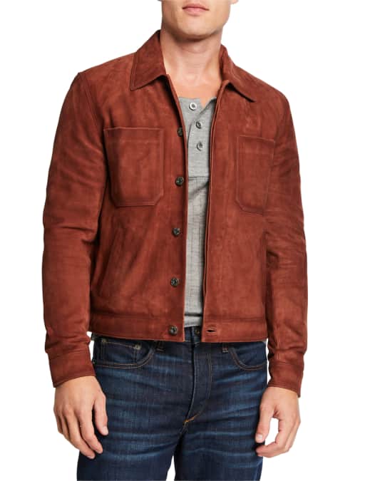 7 for all mankind suede jacket sales