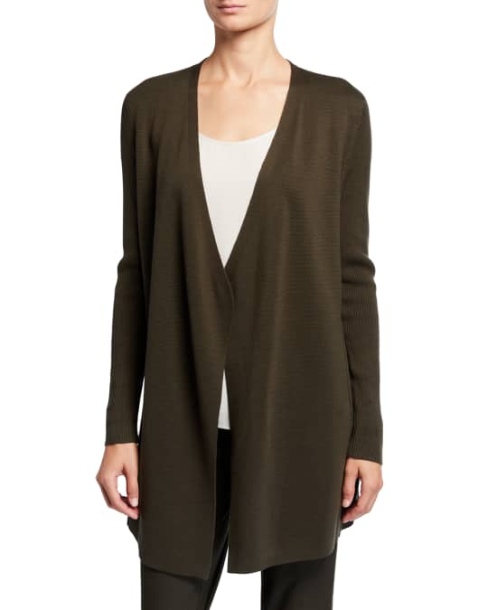 Eileen fisher discount angle front cardigan