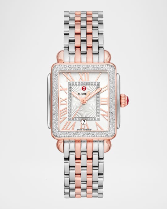 Deco Madison Mid Rose/Steel Diamond Watch