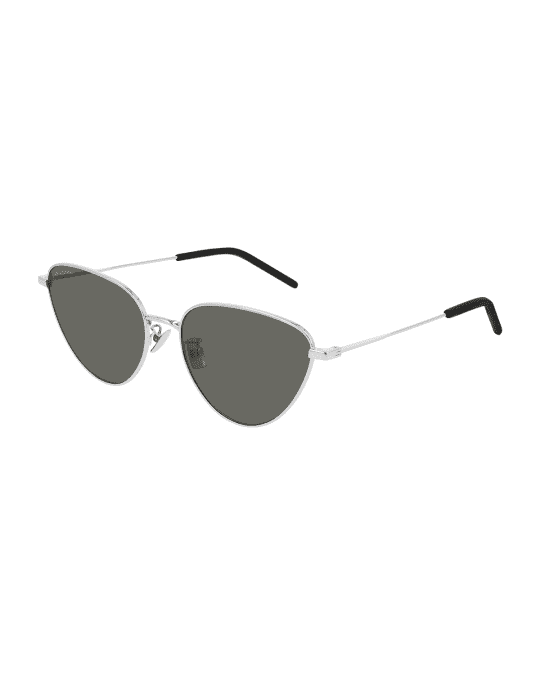 Saint Laurent Metal Cat-Eye Sunglasses | Neiman Marcus