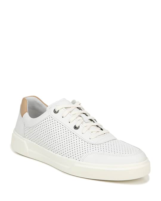 Vince Men s Barnett 3 Perforated Leather Low Top Sneakers Neiman