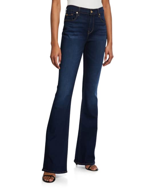 7 for all mankind Ali High-Rise Dark-Wash Jeans | Neiman Marcus