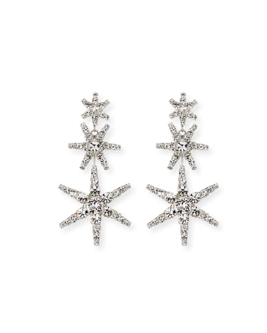 Jennifer Behr Aurelia Crystal Star Earrings | Neiman Marcus