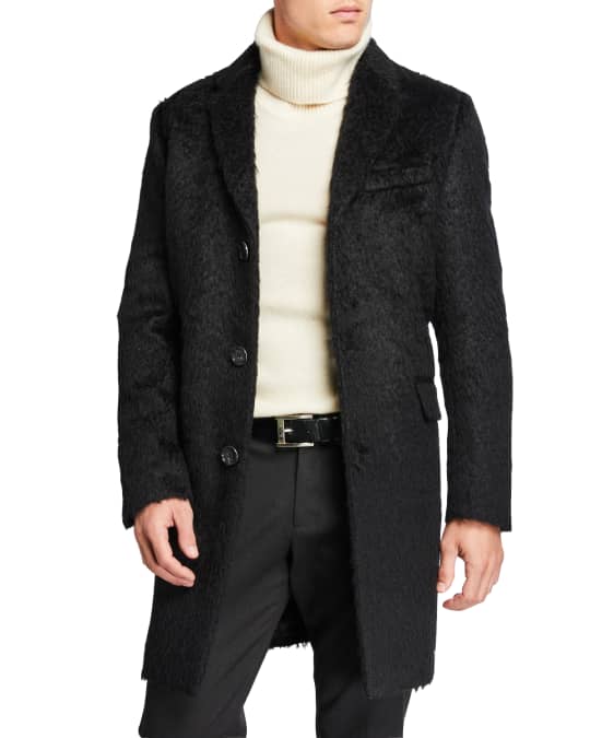 Karl Lagerfeld Men s Mohair Wool Top Coat Neiman Marcus