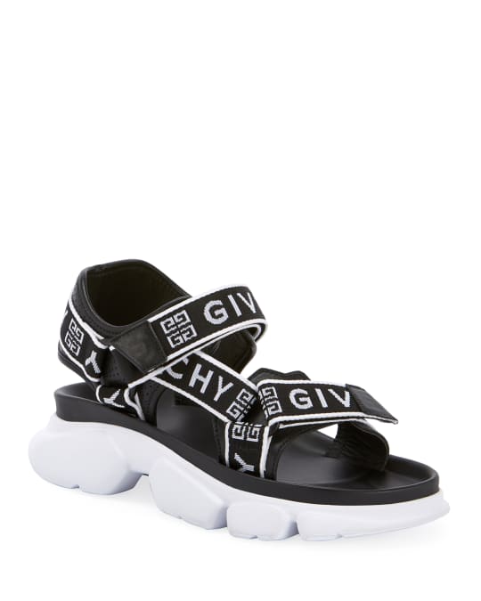 Givenchy Jaw Logo Web Sandals | Neiman Marcus
