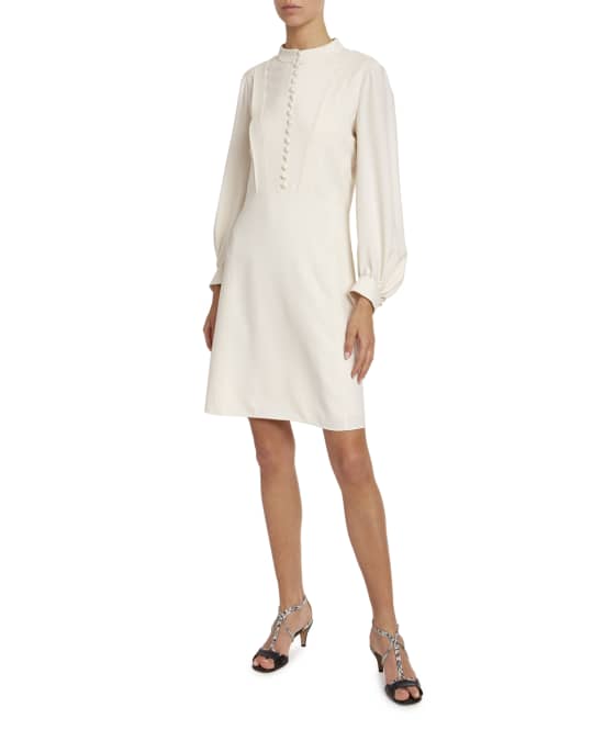 Chloe Lightweight Cady Dress | Neiman Marcus