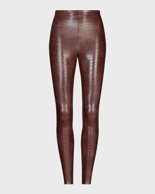Commando Animal Printed Faux Leather Leggings Neiman Marcus