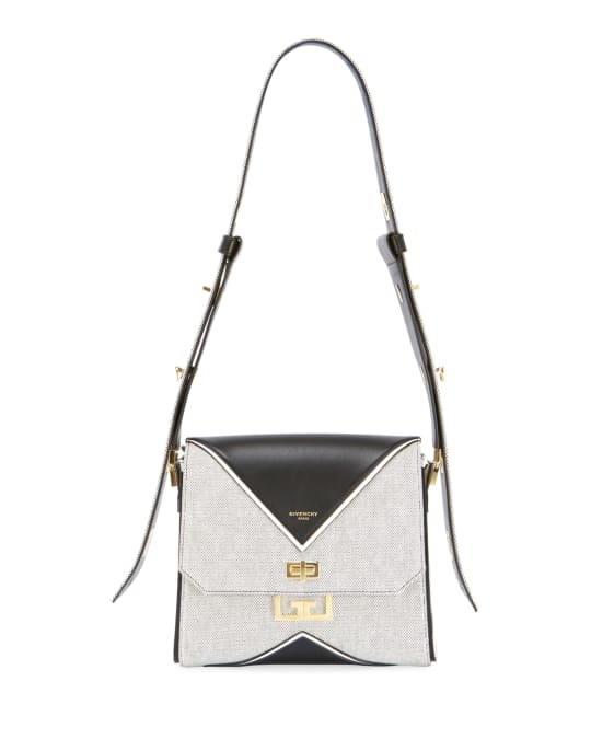 Givenchy Eden Medium Canvas Shoulder Bag | Neiman Marcus
