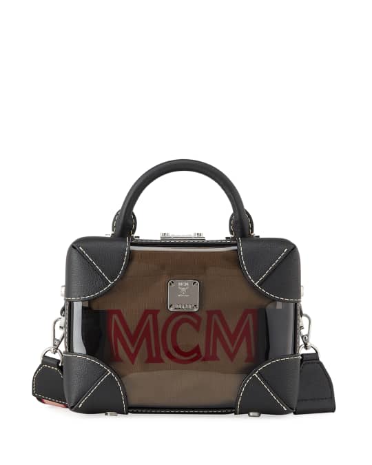 MCM Berlin Soft Clear Crossbody Box Bag | Neiman Marcus