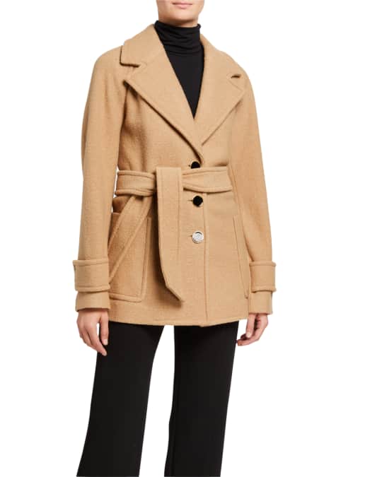 Veronica beard bjorn belted wool coat best sale