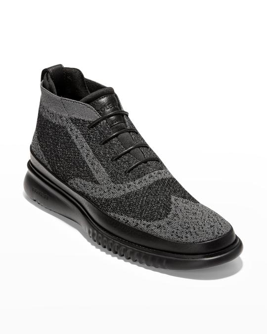Cole Haan Chukka Boot Knits Cole Haan Zerogrand Stitchlite Wool Chukka Ivory/Magnet Wool  main image 2