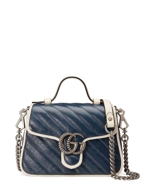 Gucci GG Marmont Mini Torchon Top-Handle Bag | Neiman Marcus