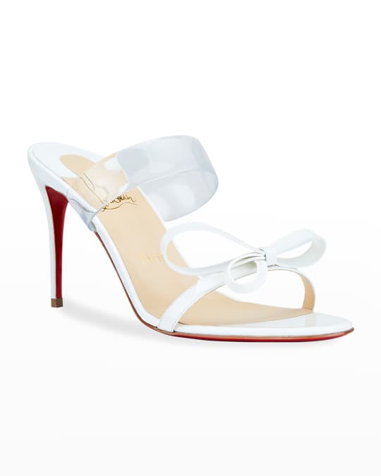 Christian Louboutin Just Nodo 85 Red Sole Sandals Neiman Marcus