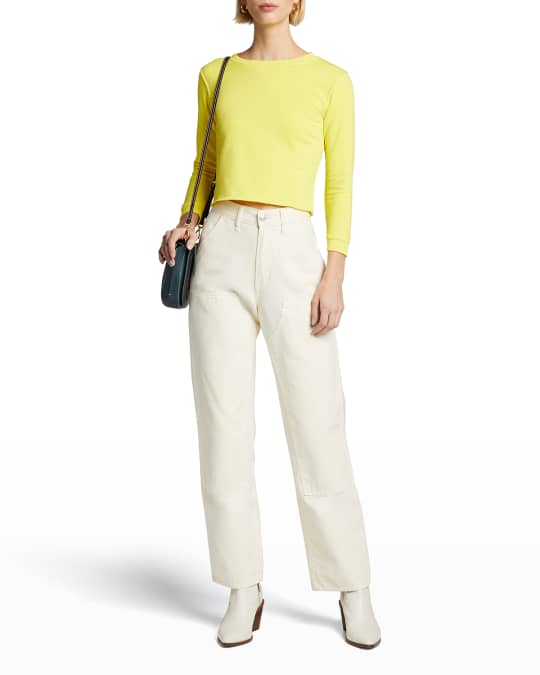 Rachel Comey Adore Cropped Sweatshirt Neiman Marcus