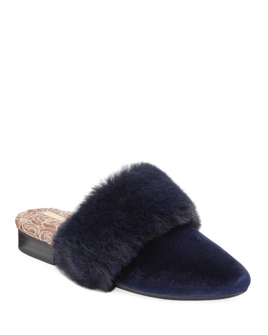 Bev Velvet House Slippers