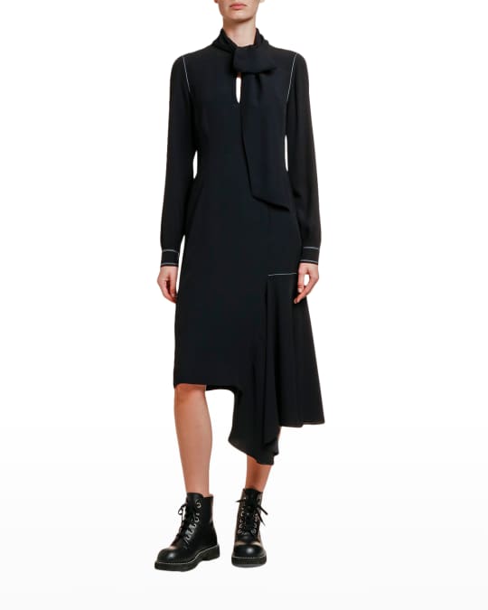 marni asymmetric dress Marni // Silk Asymmetrical Check Dress  VSP Consignment
