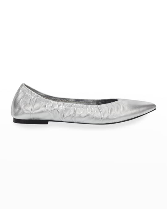 Sigerson Morrison Lahela Ruched Ballet Flats Neiman Marcus