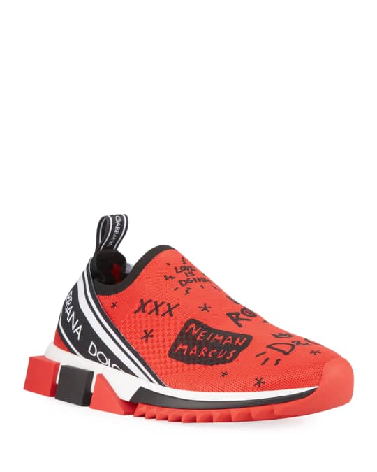 Dolce & gabbana store sorrento knit trainer sneakers