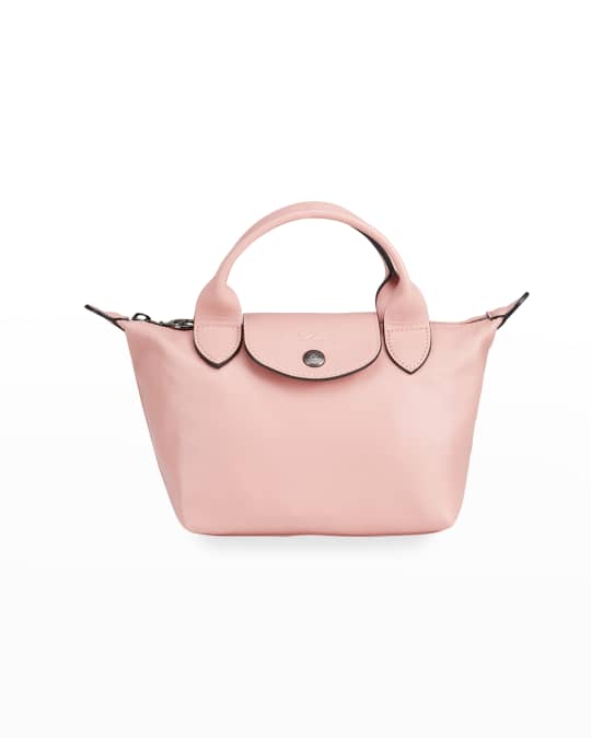 Longchamp Le Pliage Cuir Medium Handbag with Strap - ShopStyle Satchels &  Top Handle Bags
