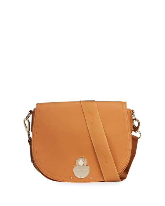 Longchamp Cavalcade Small Split Leather Crossbody Bag | Neiman Marcus