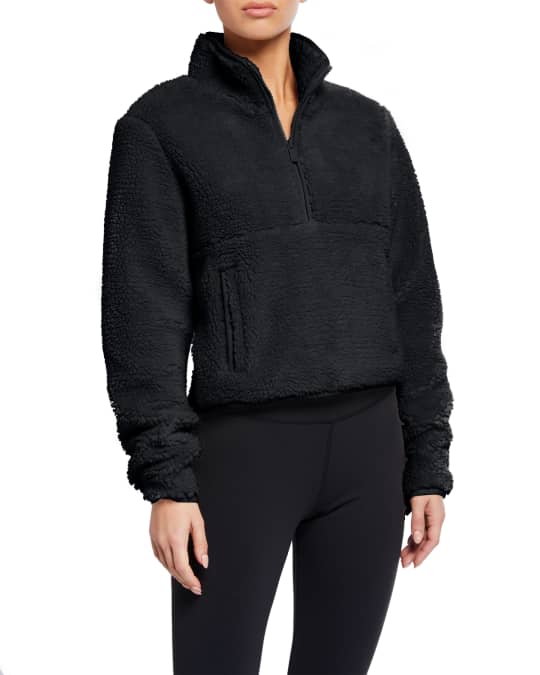 ALO Yoga, Jackets & Coats, Alo Yoga Half Zip Sherpa Jacket Hoodiesize  Large Bnwt