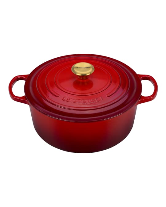 7.25-Qt. Round Dutch Oven with Gold Knob