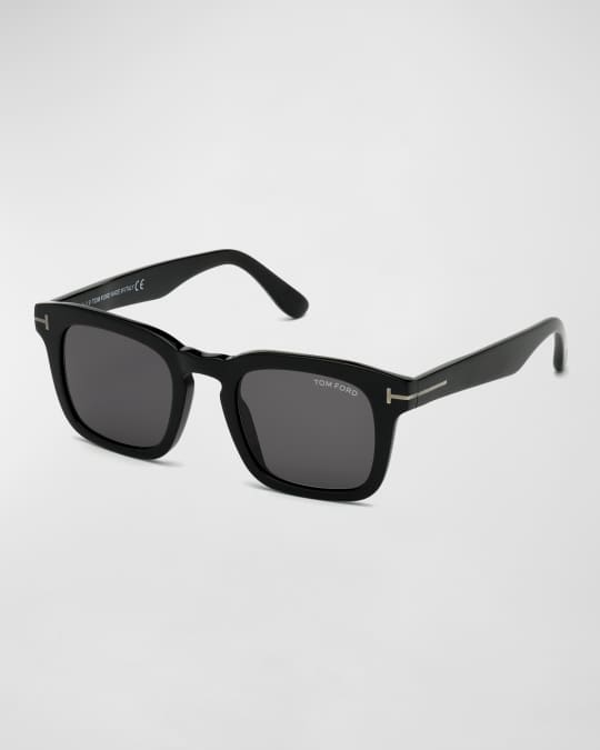 TOM FORD Men s Dax Square Solid Acetate Sunglasses Neiman Marcus