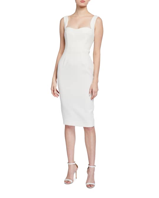 Victoria Beckham Curved Fitted Cami Dress | Neiman Marcus