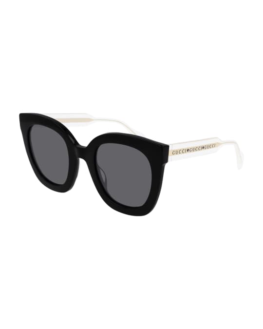 Gucci colorblock sales acetate square sunglasses