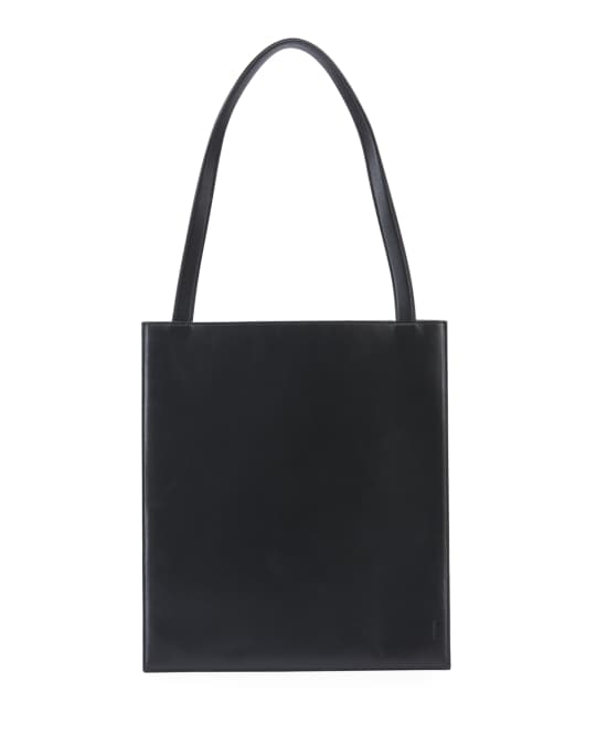 THE ROW Flat Tote Bag in Shiny Calfskin | Neiman Marcus