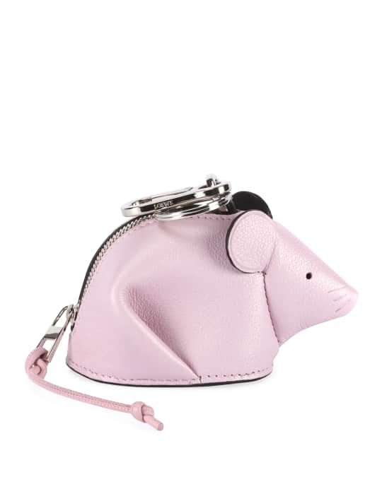 Leather Mouse Charm