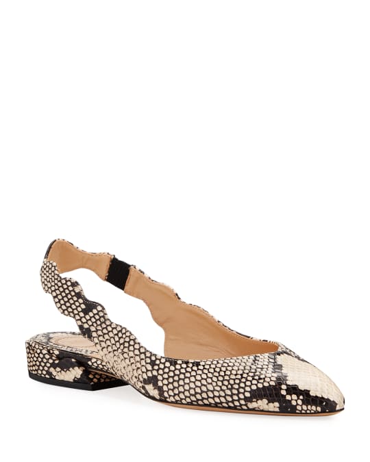 Chloe Laurena Slingback Ballet Flats Neiman Marcus