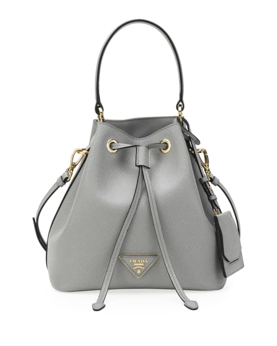 Prada Saffiano Bucket Bag w Removable Crossbody Strap Neiman Marcus