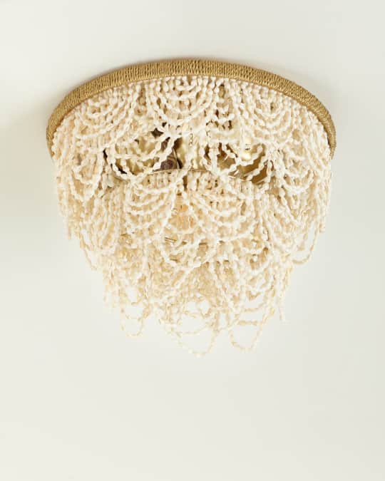 Martha Palay Shell Flush Mount