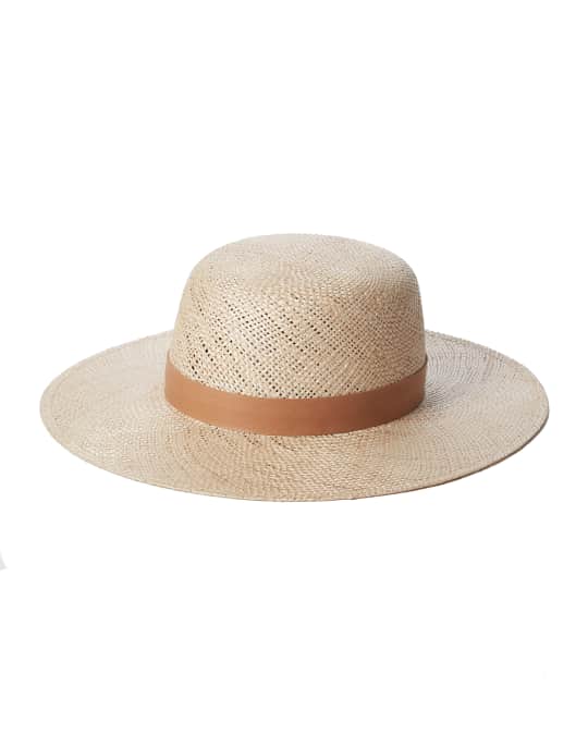 Janessa Leone Kerry Straw Fedora Hat | Neiman Marcus