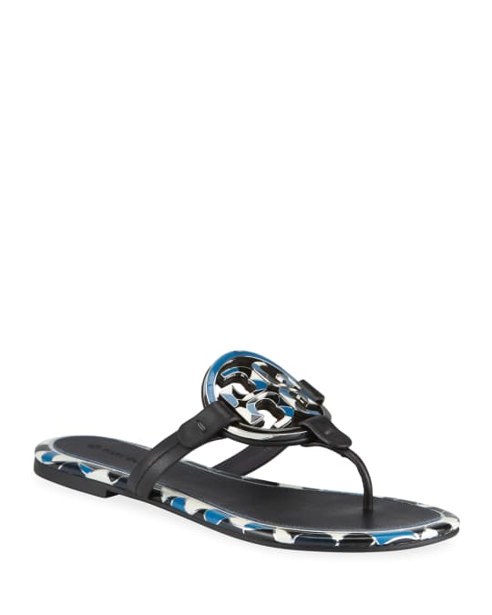 Enamel miller flat sandals online