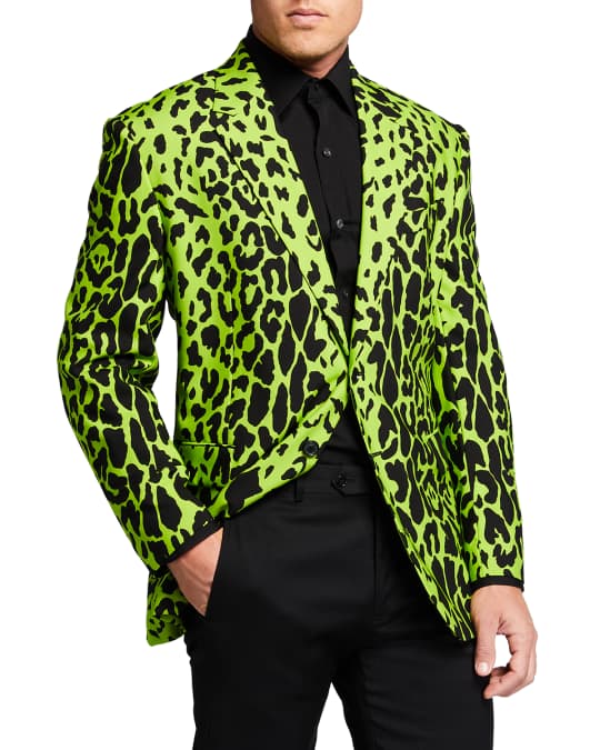 Versace leopard jacket store
