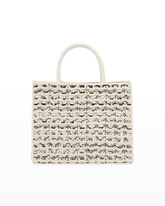 Nancy Gonzalez Limited-Edition Emma Small Woven Tote Bag | Neiman Marcus