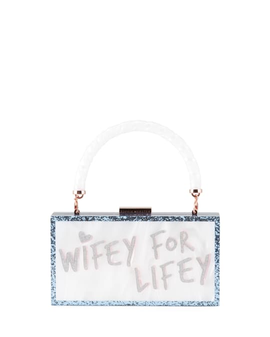 Cleo Wifey For Lifey Box Clutch Bag