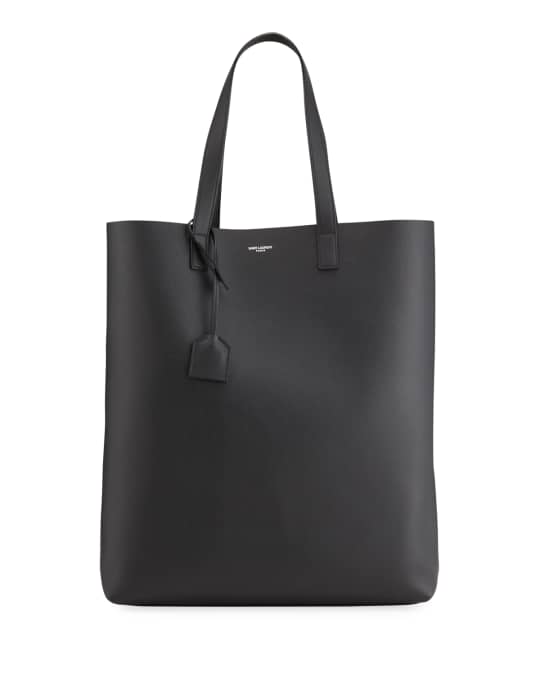 Saint Laurent Men's Calf Leather Shopper Tote Bag | Neiman Marcus