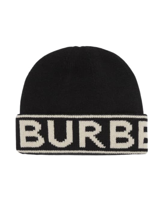 Burberry cashmere beanie clearance