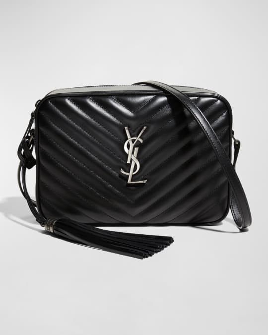 Saint Laurent Lou Medium YSL Monogram Calfskin Camera Crossbody Bag