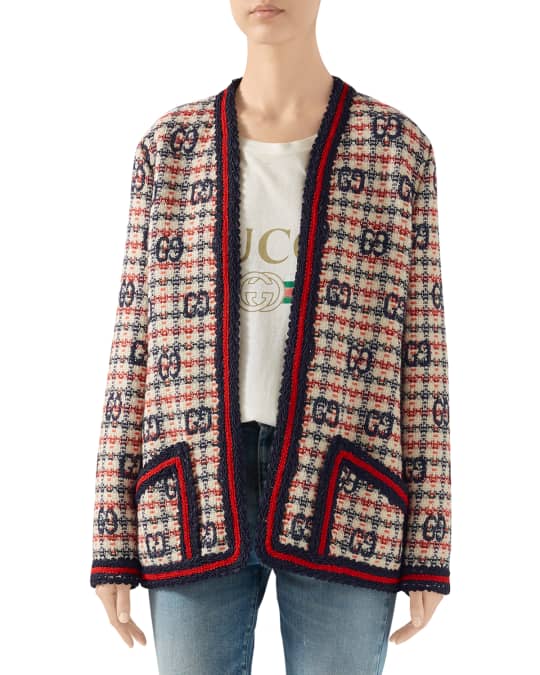 Gucci GG-Check Tweed Jacket | Neiman Marcus