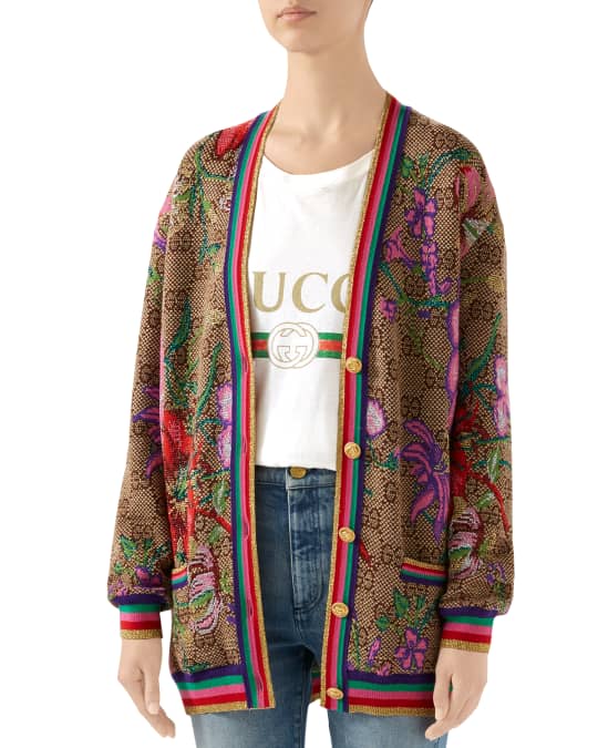 Gucci floral sales cardigan